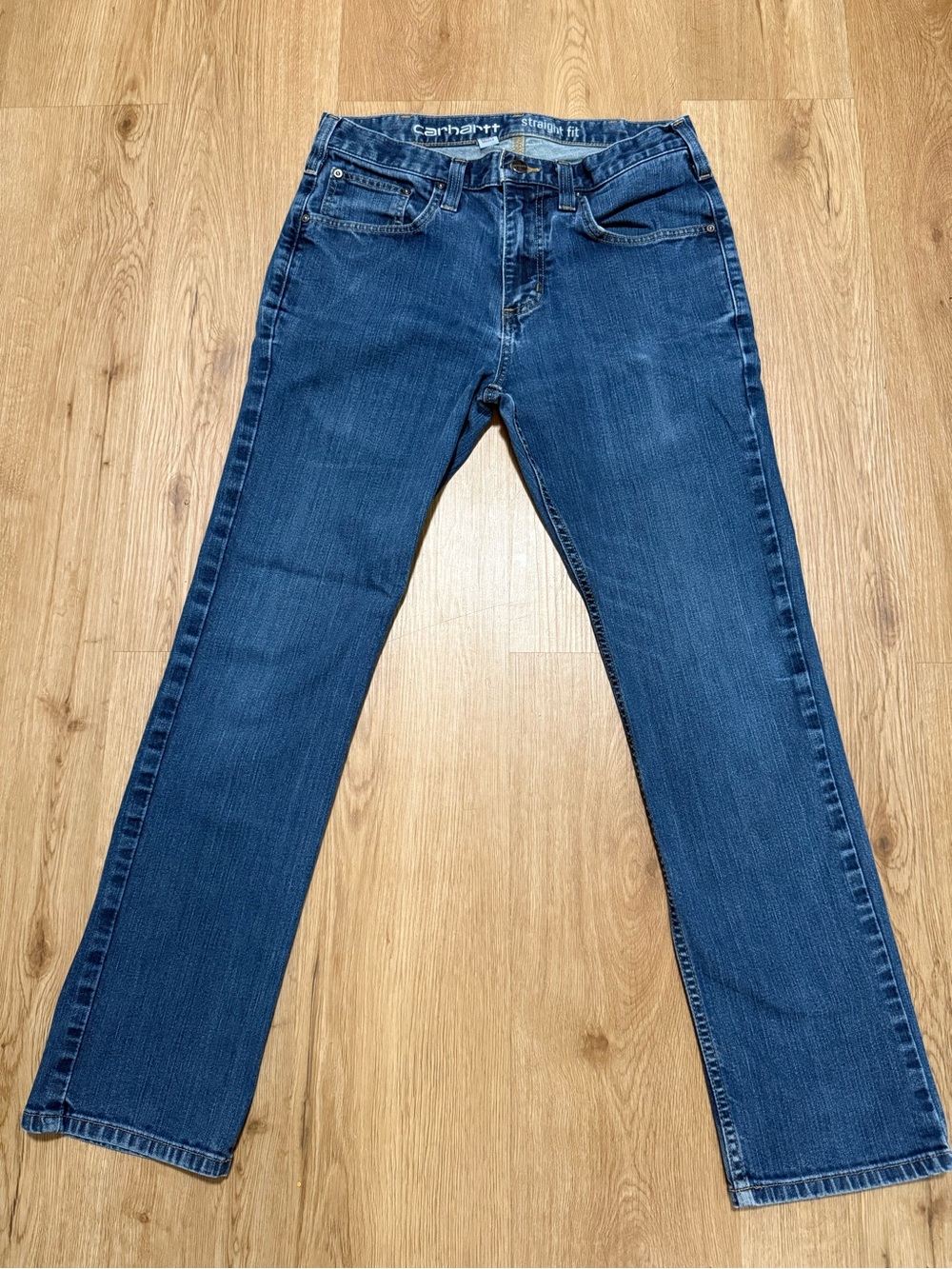 Carhartt Rugged Flex Relaxed Fit Denim Jeans Men’s Dark 32 x 30 Workwear